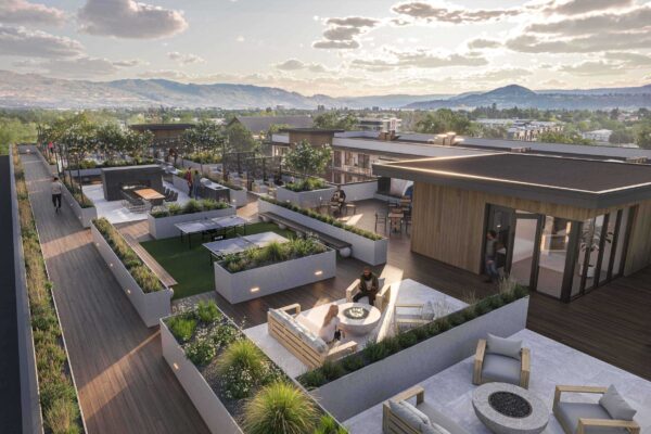 2. revo kelowna, rooftop patio